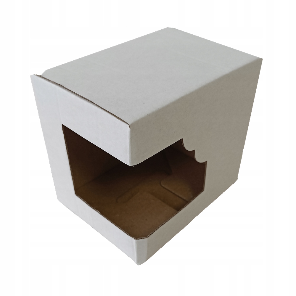 Pudełko z okienkiem do kubków 330 ml KARTONIK