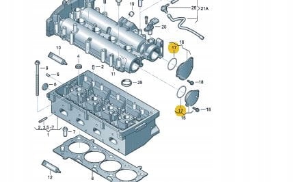 Oring uszczelka zaślepki wałka rozrzadu 45x3