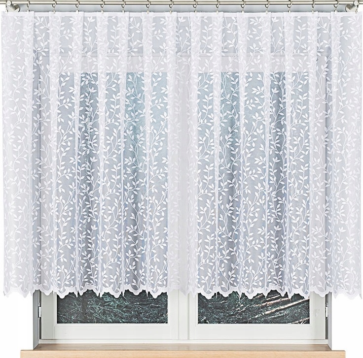 Krátká Záclona 550x140 Drobné Lístečky Pokoj Klasická Kuchyně