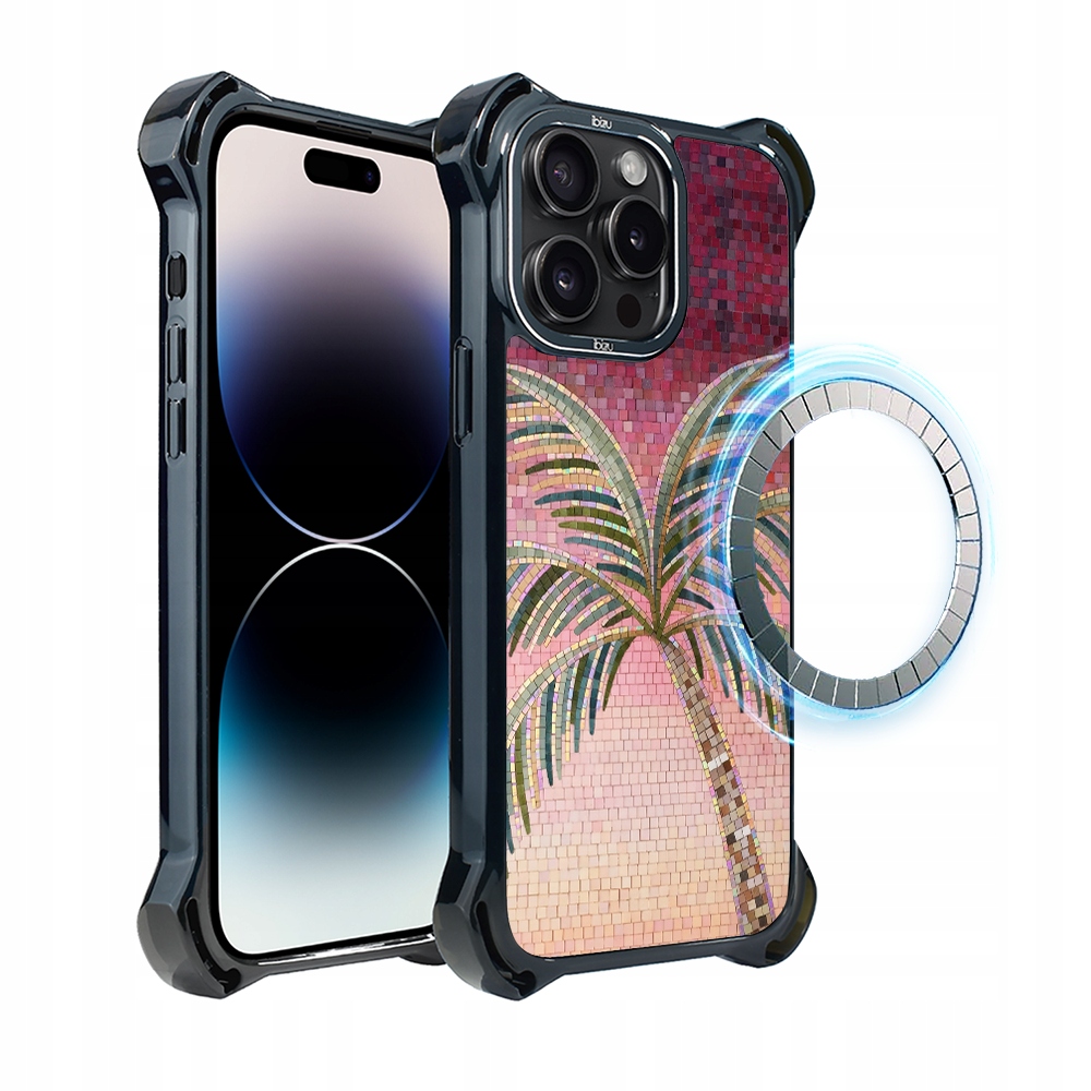 Etui iPhone 14 Pro Ibizu DropGuard Ultra z MagSafe, Kalabryjska palma