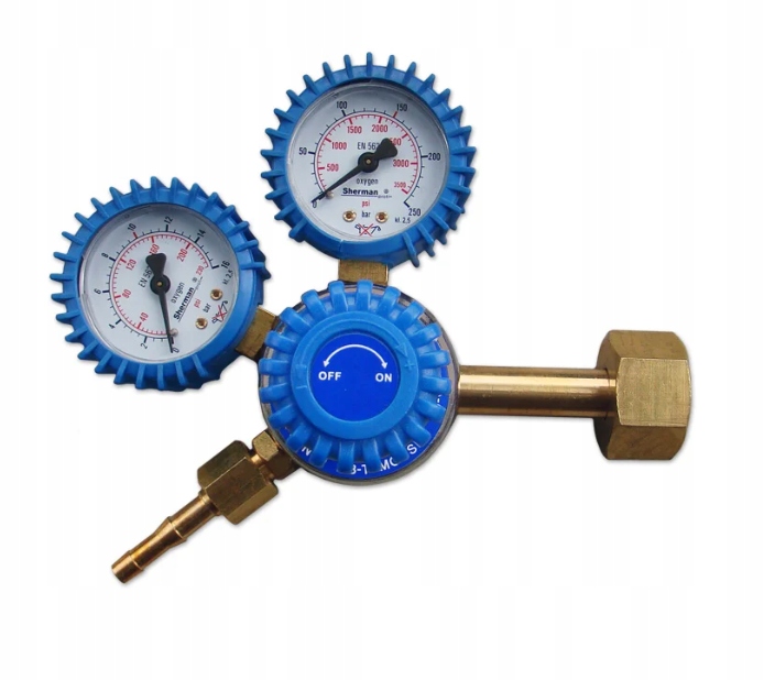 Reduktor kyslíku 2 manometry gumové kryty Mouse 200b