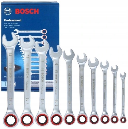 Bosch Sada račňových kľúčov 10ks 8-19mm CrV 1600A02AU0
