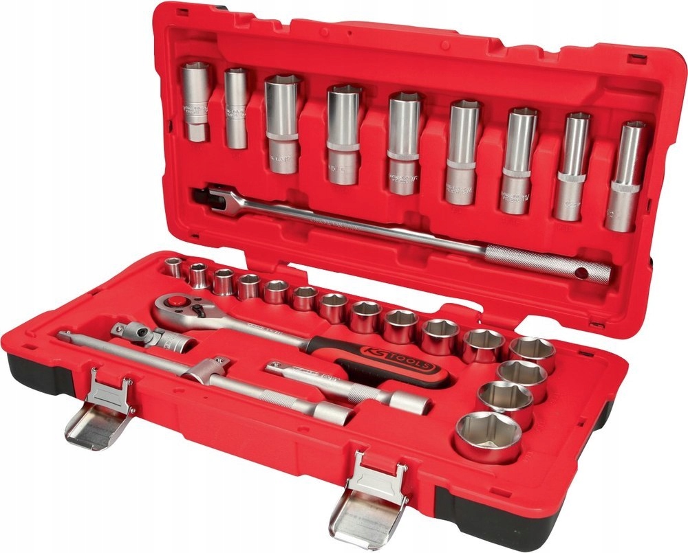 Sada nástrčných kľúčov 1/2" 30 prvkov 951.0630 Ks Tools