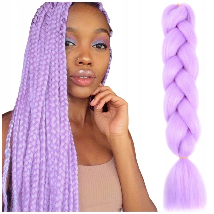 

Włosy syntetyczne do warkoczy A36 lila fiolet
