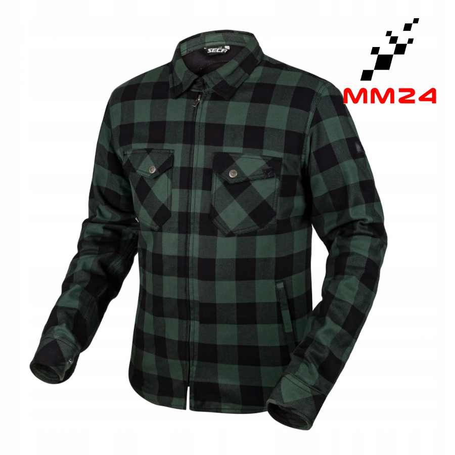 Motocyklová Košeľa Seca Marshal II Flanela S Kevlarom Na Teplé Dni veľ. L