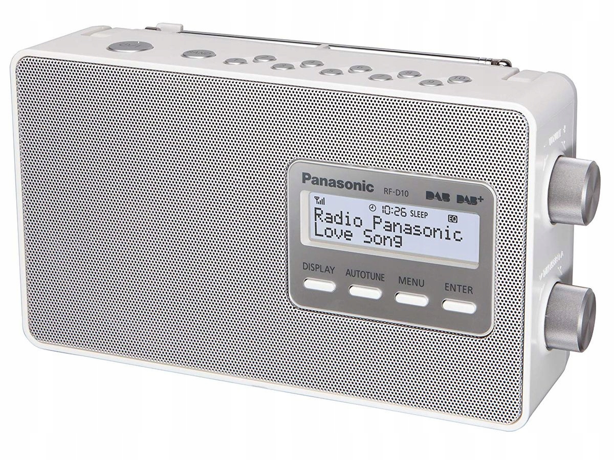 Panasonic RF-D10 Radio Dab/dab+ Fm Białe LCD