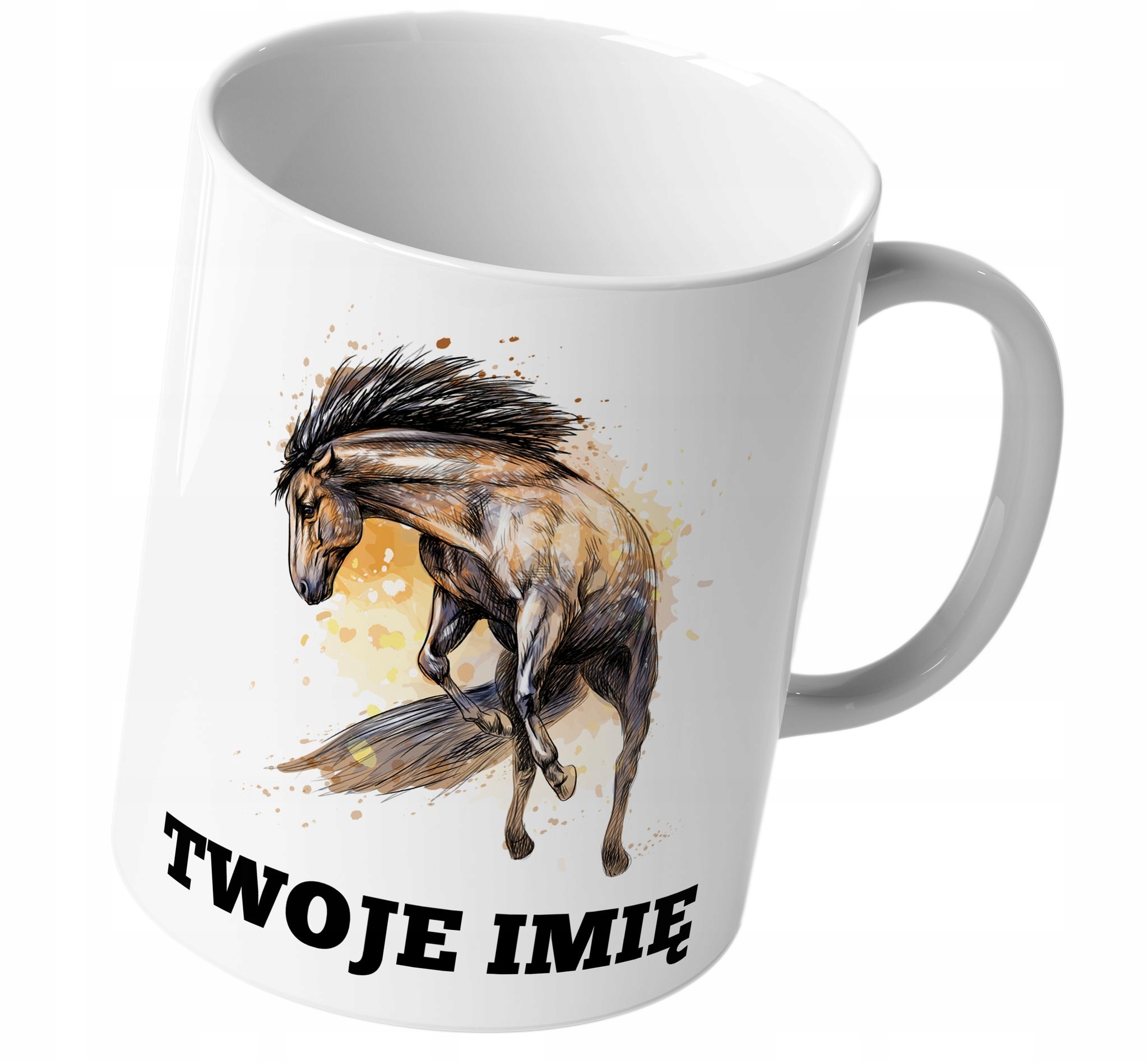 

Kubek Upominek Koń Konie Dla Dziecka Imię