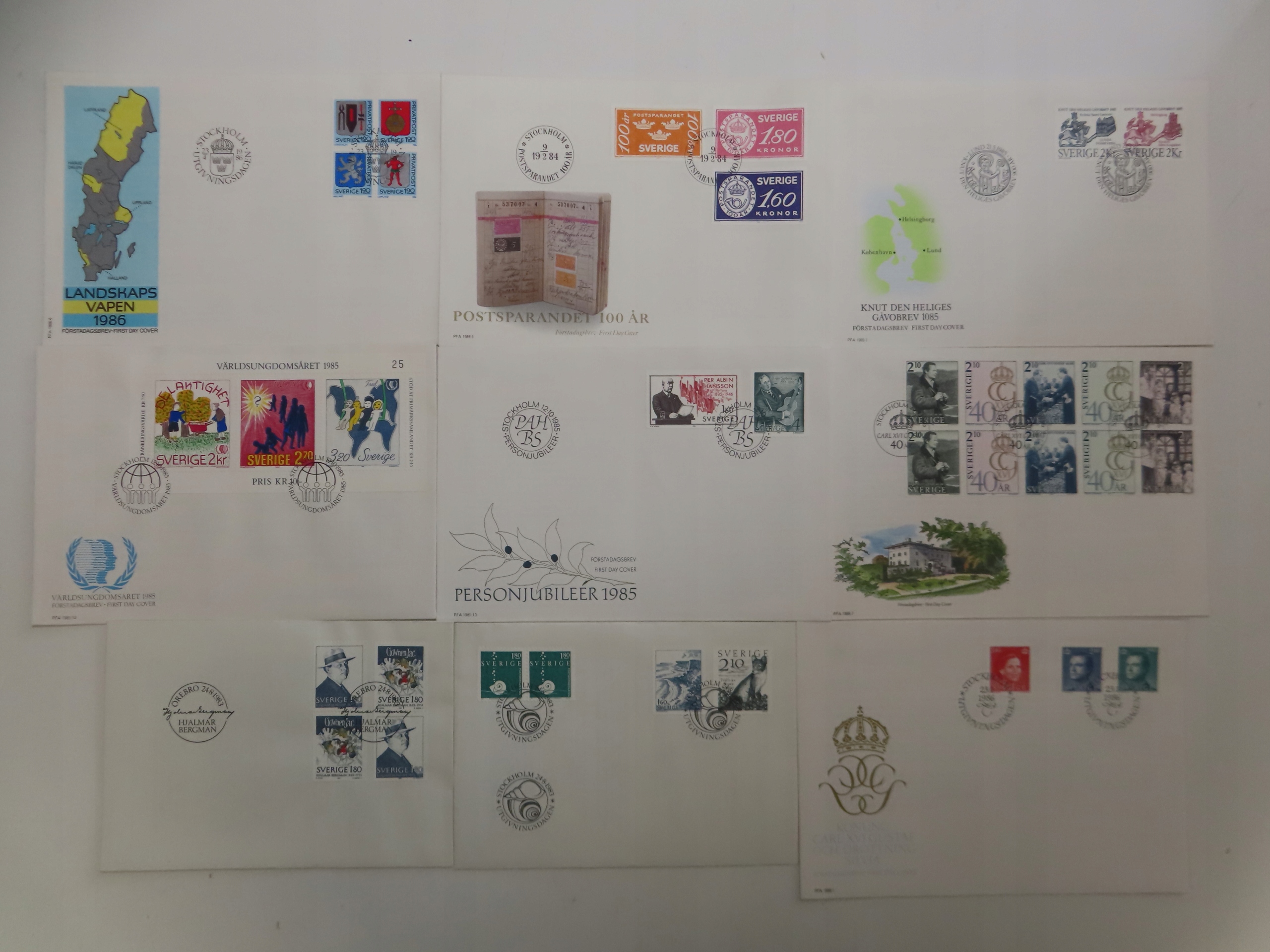 FDC Szwecja kas. B9529