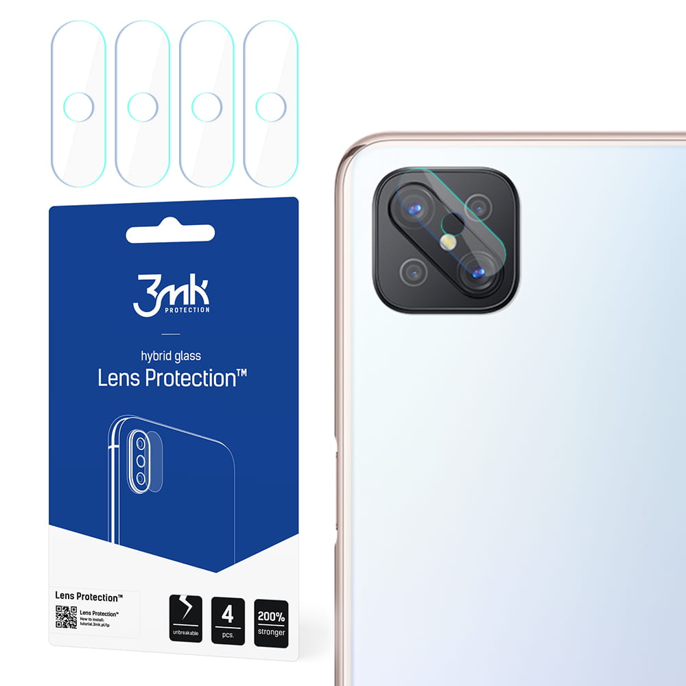 

Szkło hybrydowe na aparat do Oppo Reno 4 Z 5G 3mk