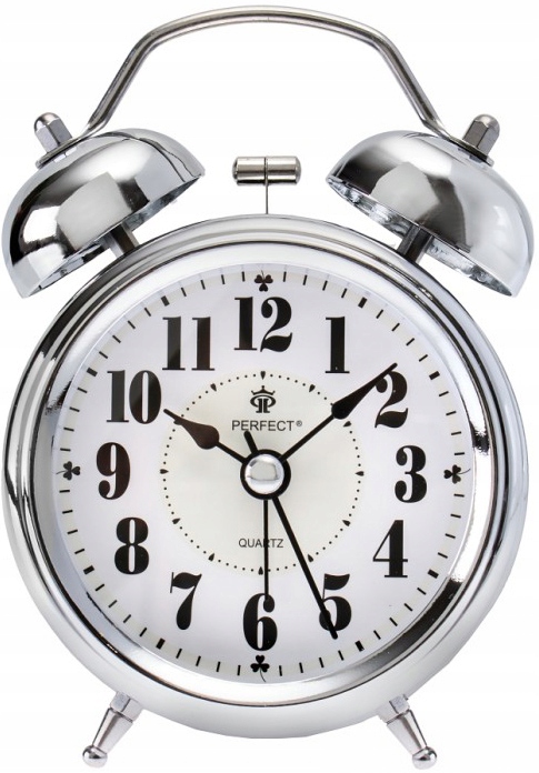 

Klasyczny Budzik Perfect Retro PT254S Płynący