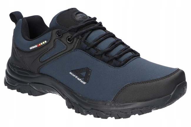 pánske trekingové topánky botasky American Club WT168 softshell modré 41