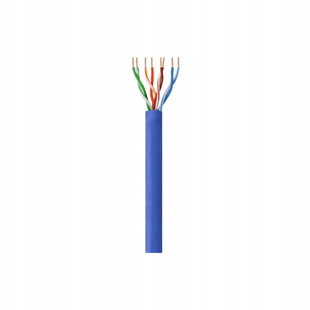 Kábel Techly Cat 6 U/utp 4x2 305 m Cca s označením dĺžky