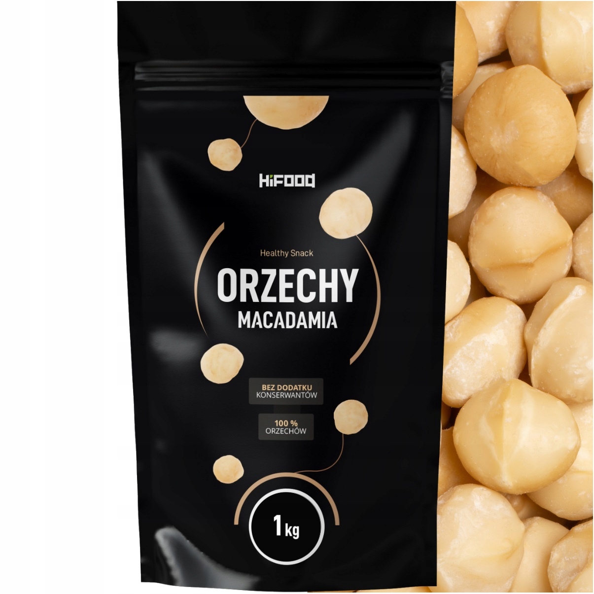 Orzechy Macadamia 1kg HiFOOD Całe Premium