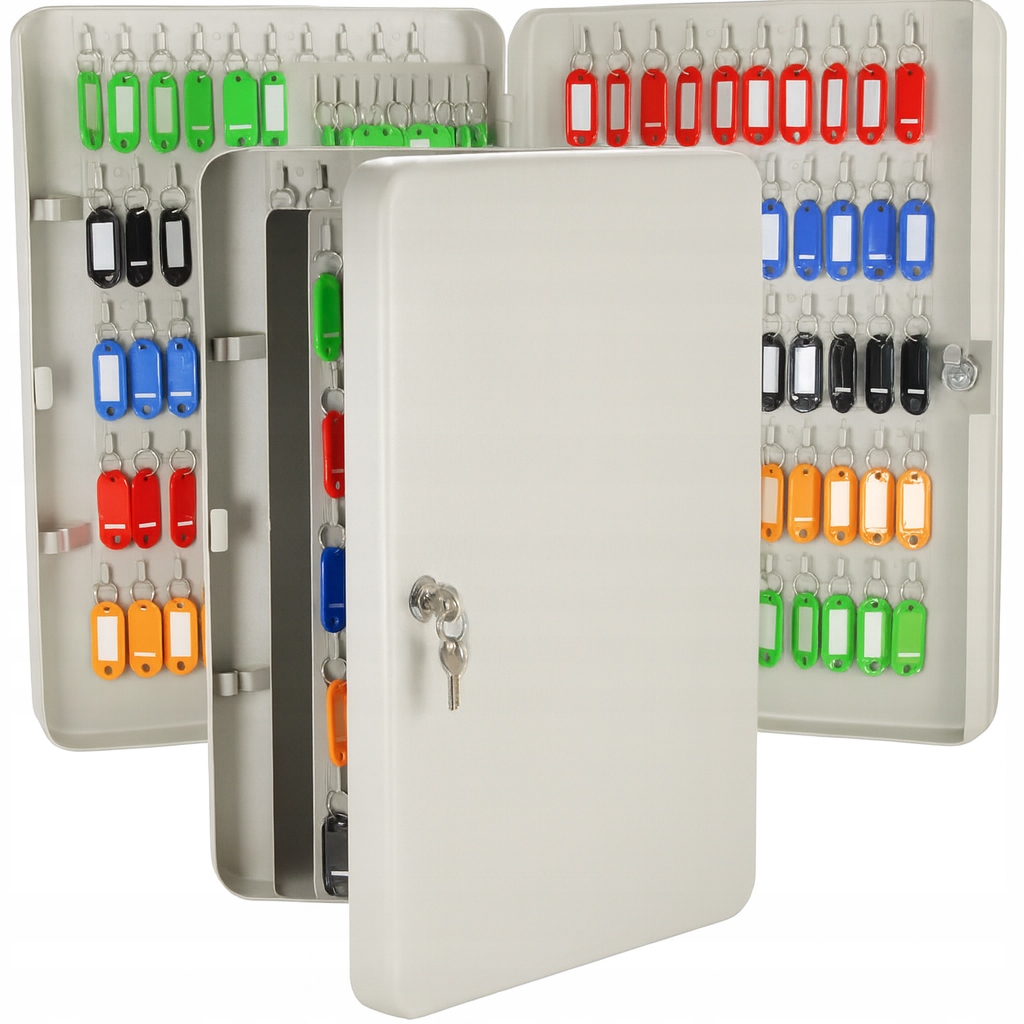 Skrzynka Szafka Na Klucze 200 Szt Kaseta Kasetka Sejf Breloki Do Kluczy