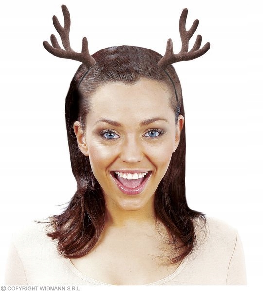 OPASKA ROGI RENIFERA ŚWIĄTECZNA BOŻE NARODZENIE Przeznaczenie na głowę