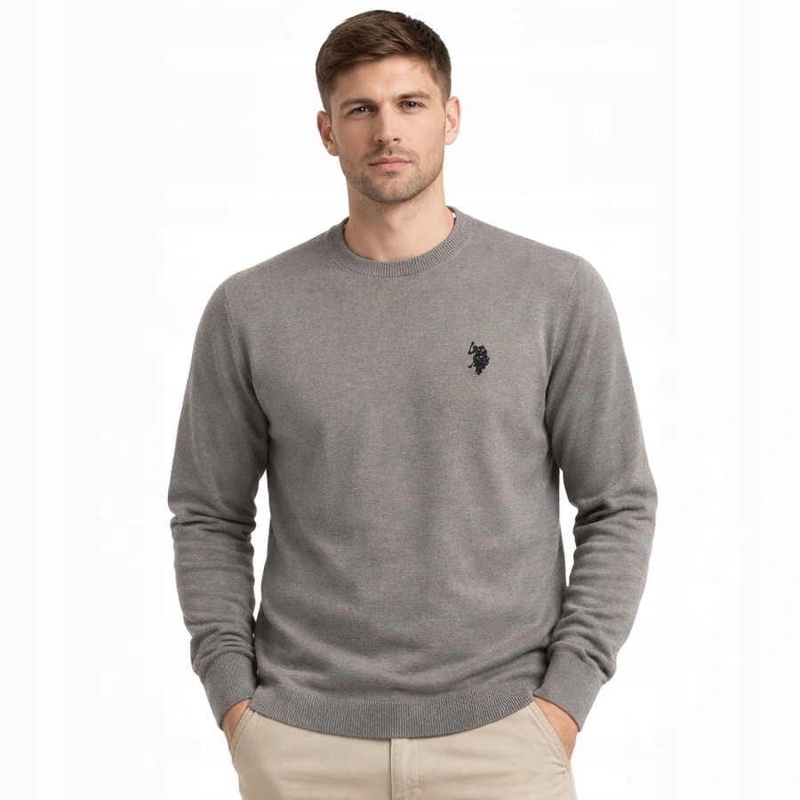 Pánský svetr U.s. Polo Assn. Leon US42 173 001 000062 Šedý