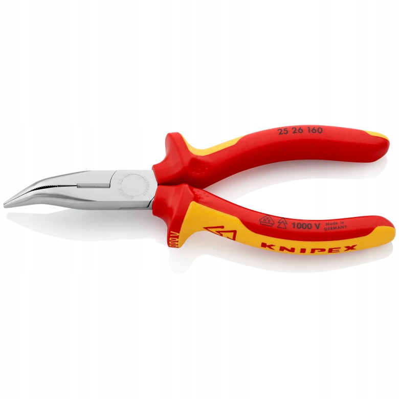 Knipex Půlkulaté štípací kleště 160 mm, izolované