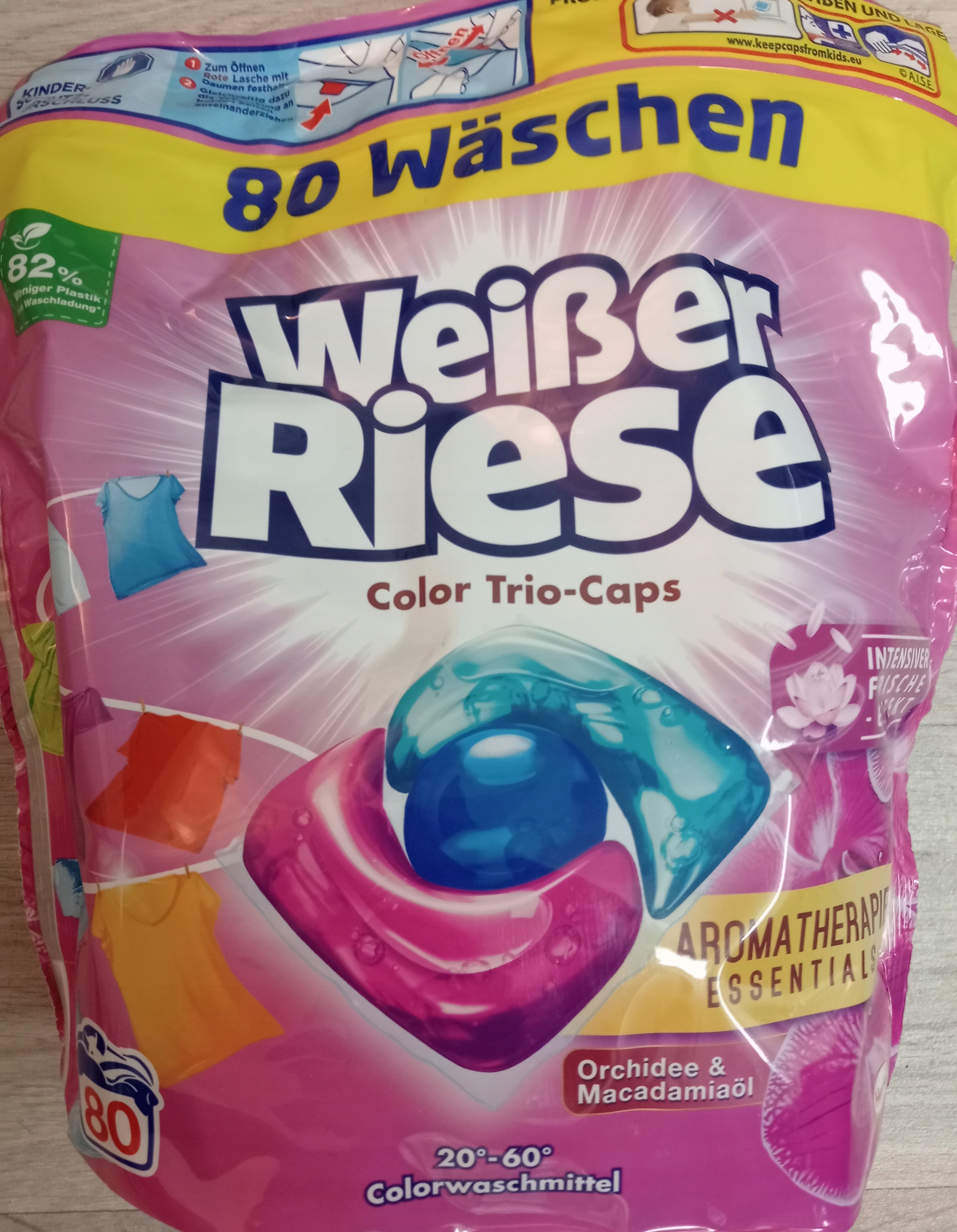 Kapsle na praní Weise Riese color 80 kusů