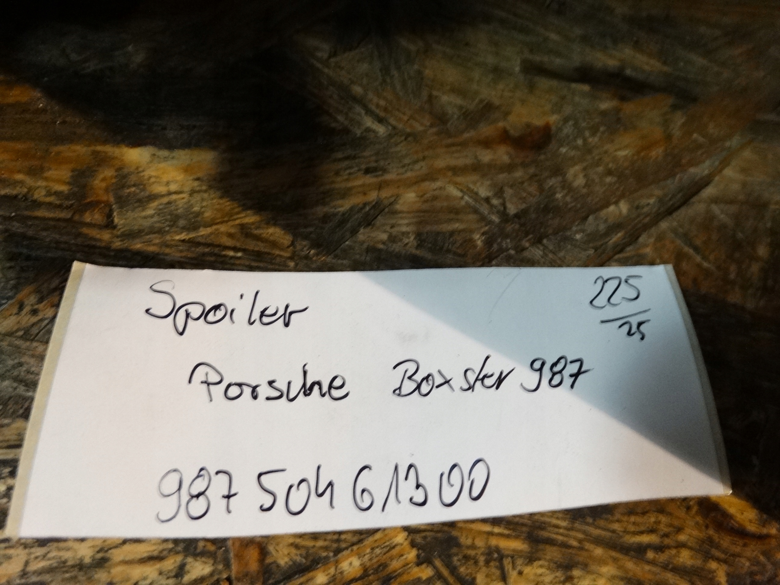 IDEALNY SPOILER PORSCHE BOXSTER 987 1