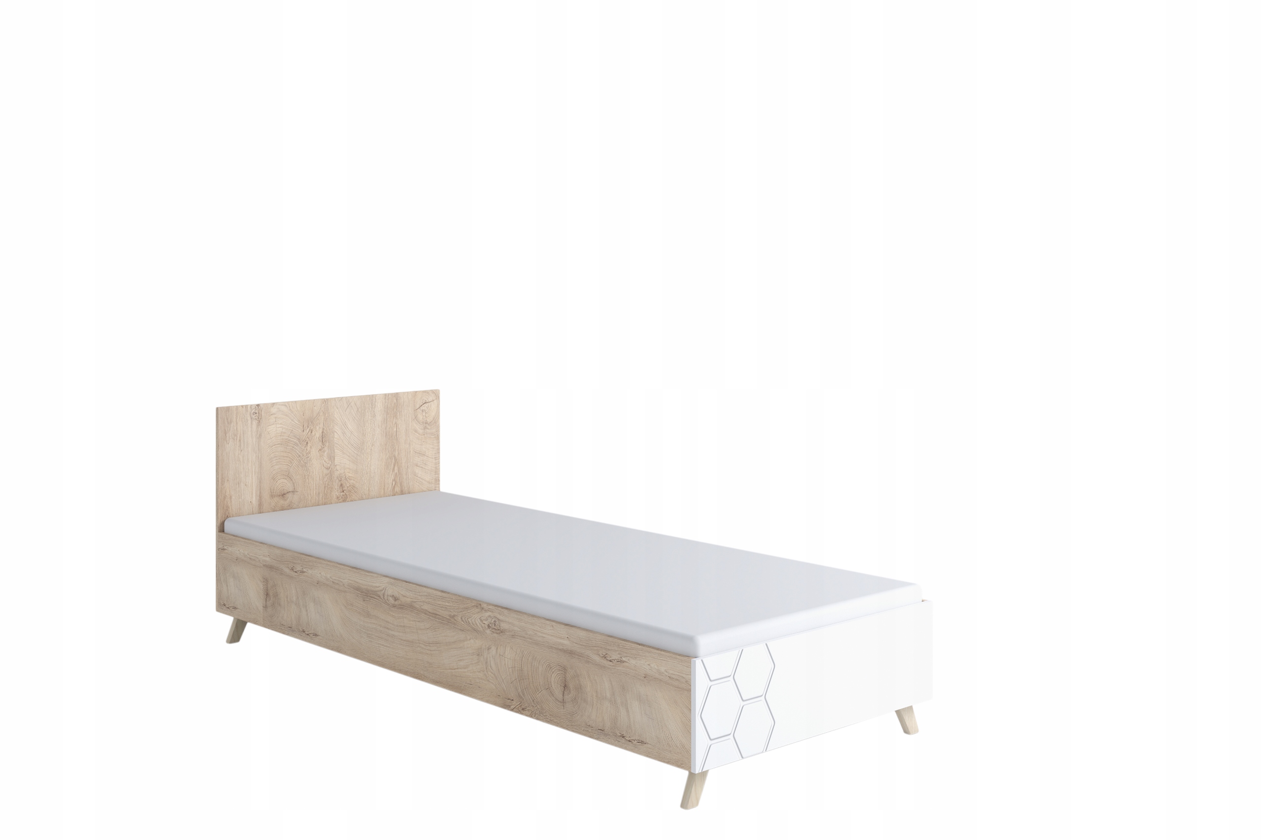 ŁÓŻKO 90x200 BIAŁE