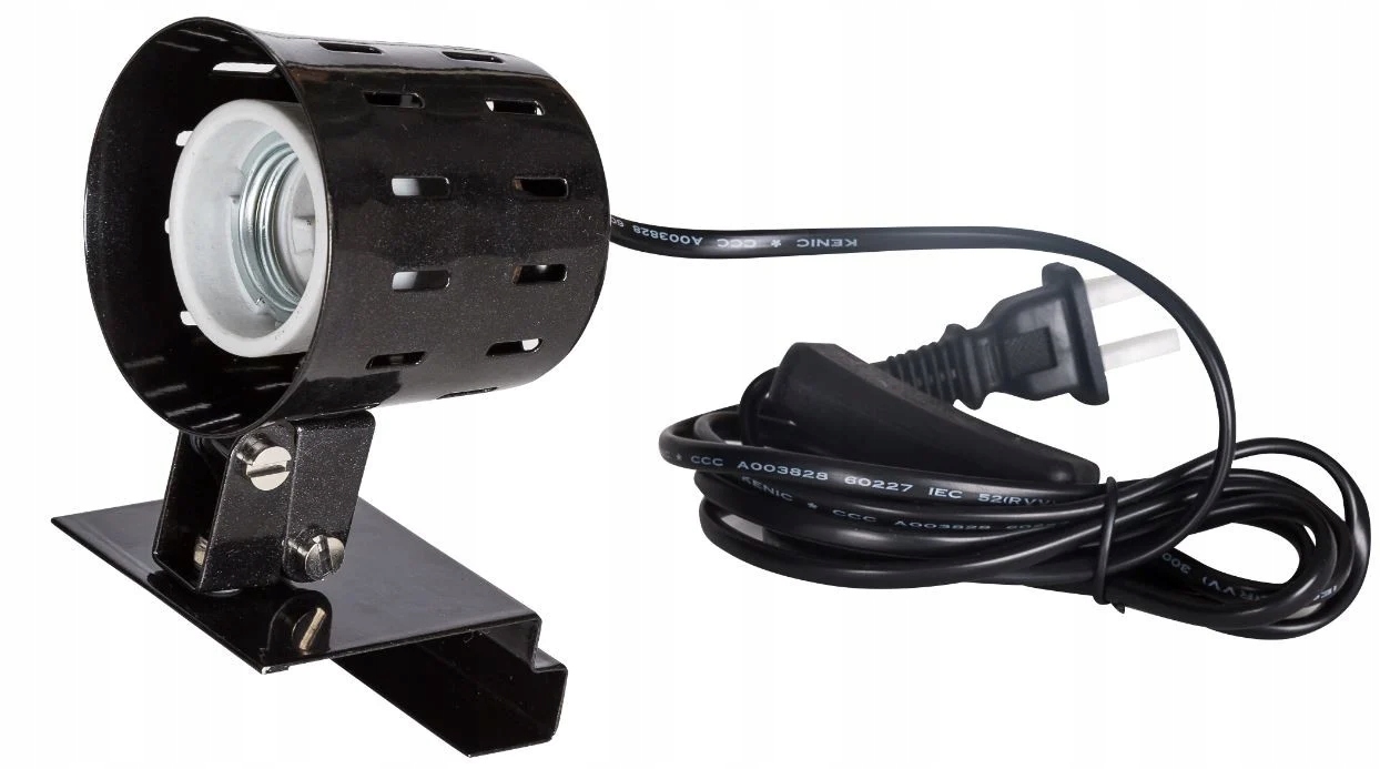 Levně Keramická Objímka Pro Topnou Žárovku Do Terária, Závit E27, Klip