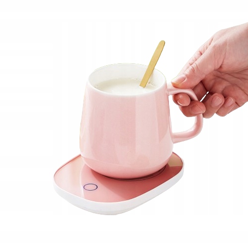 Levně Šálek na čaj Ohřívač Usb Lžíce Kabel Dárek Vánoční hrnek Hrnky