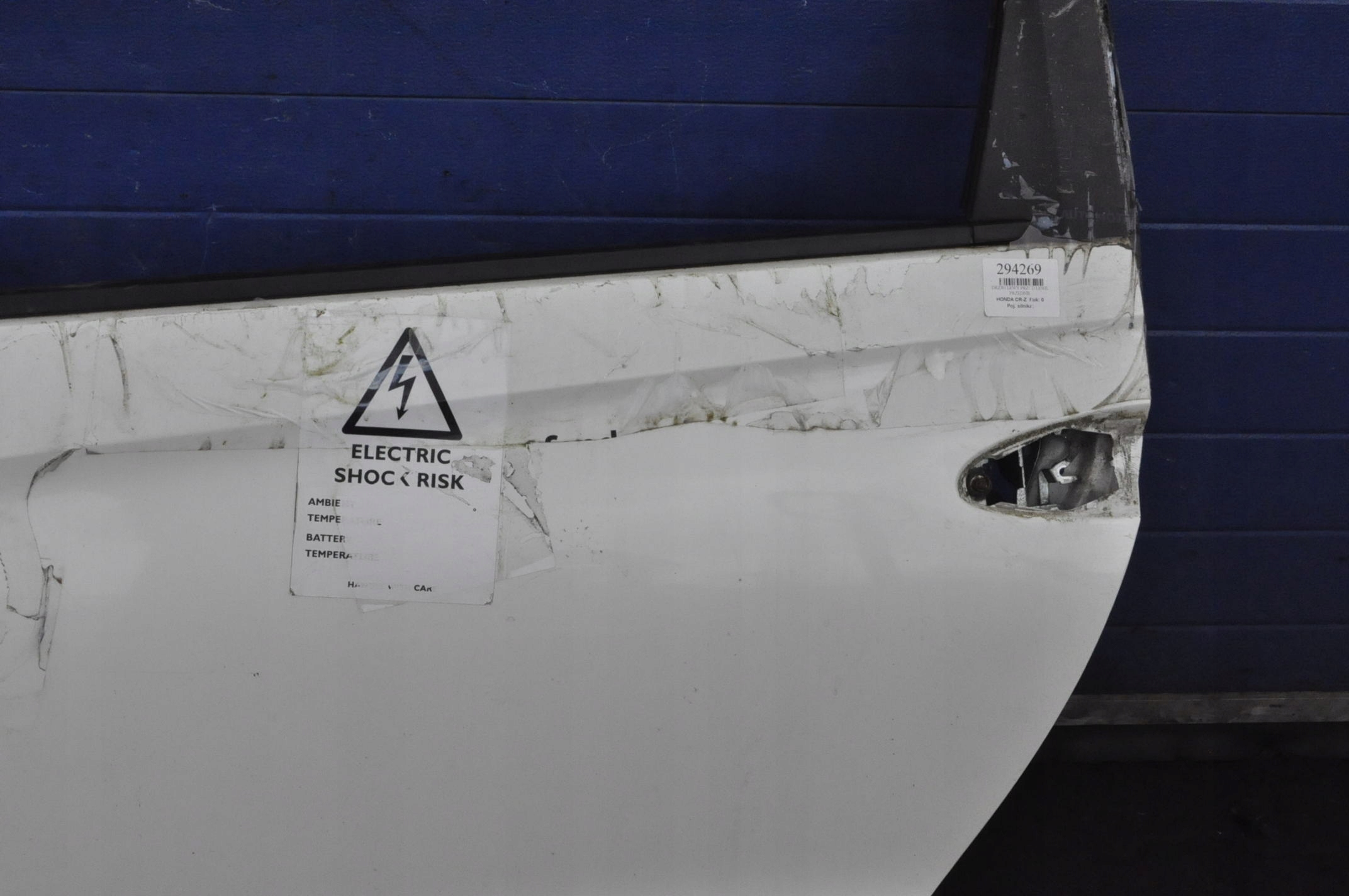 HONDA CR-Z DRZWI LEWY PRZÓD LEWE PRZEDNIE Typ samochodu Samochody osobowe