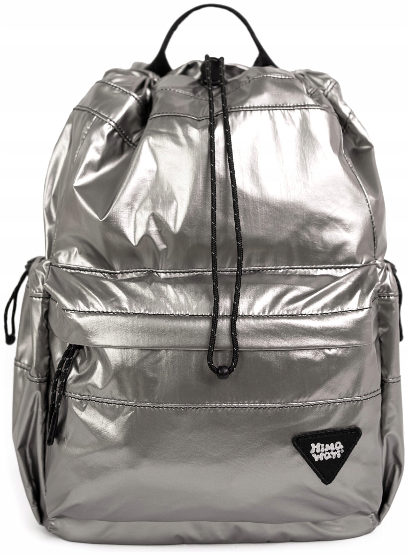 Batoh na notebook Himawari Silver Mini S – prostorný, lehký, stříbrný