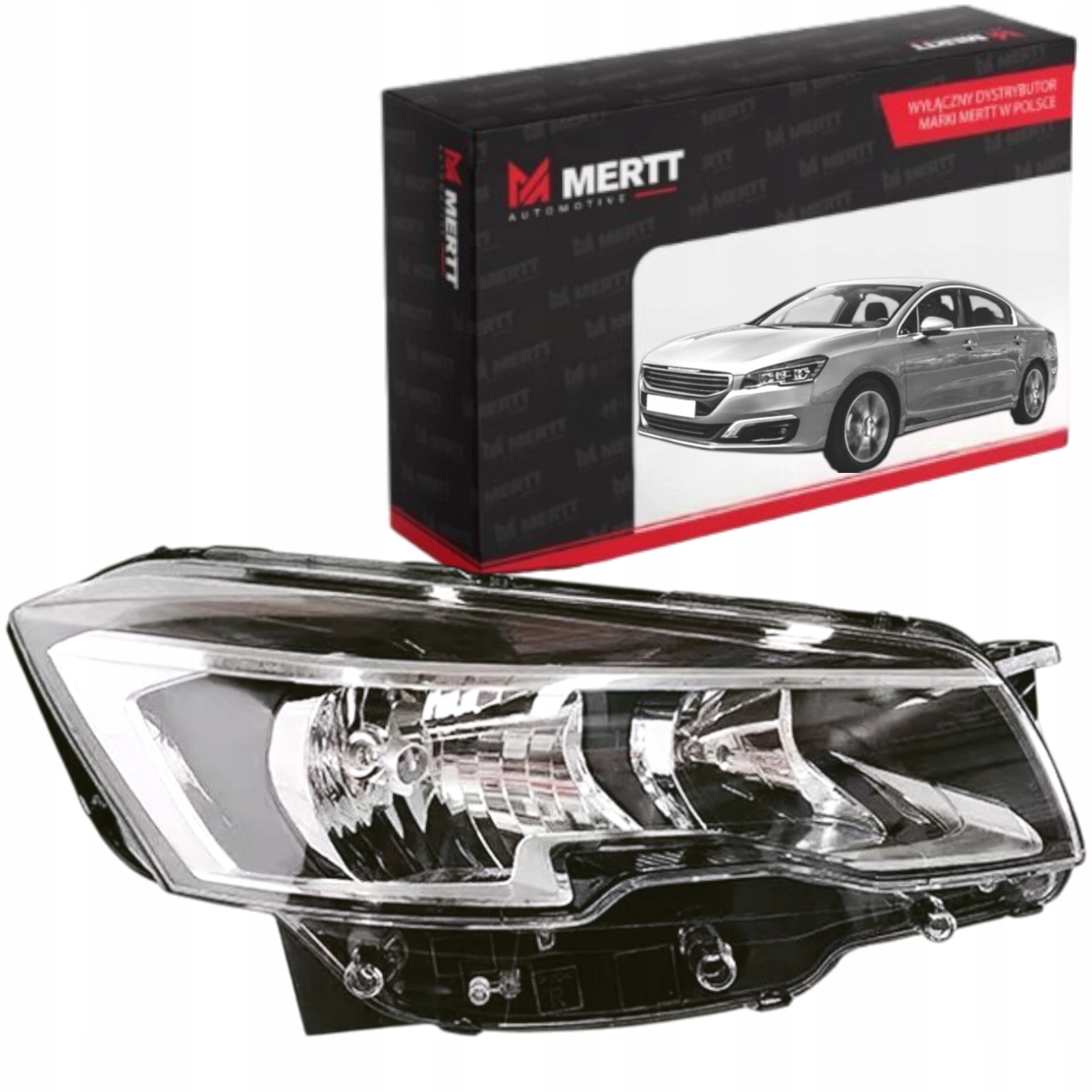 Peugeot 508 I 2014-2019 Lampa Světlomet Přední Pravá 9807241180 9809045441