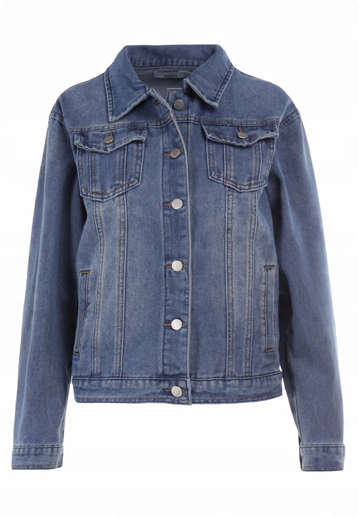 

Born2Be Niebieska Kurtka damska 4XL Jeansowe