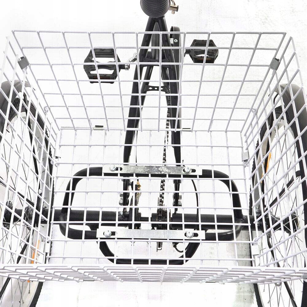 ROWER TRÓJKOŁOWY DLA DOROSŁYCH 24'' 7 BIEG.+2Kosze Rozmiar koła (