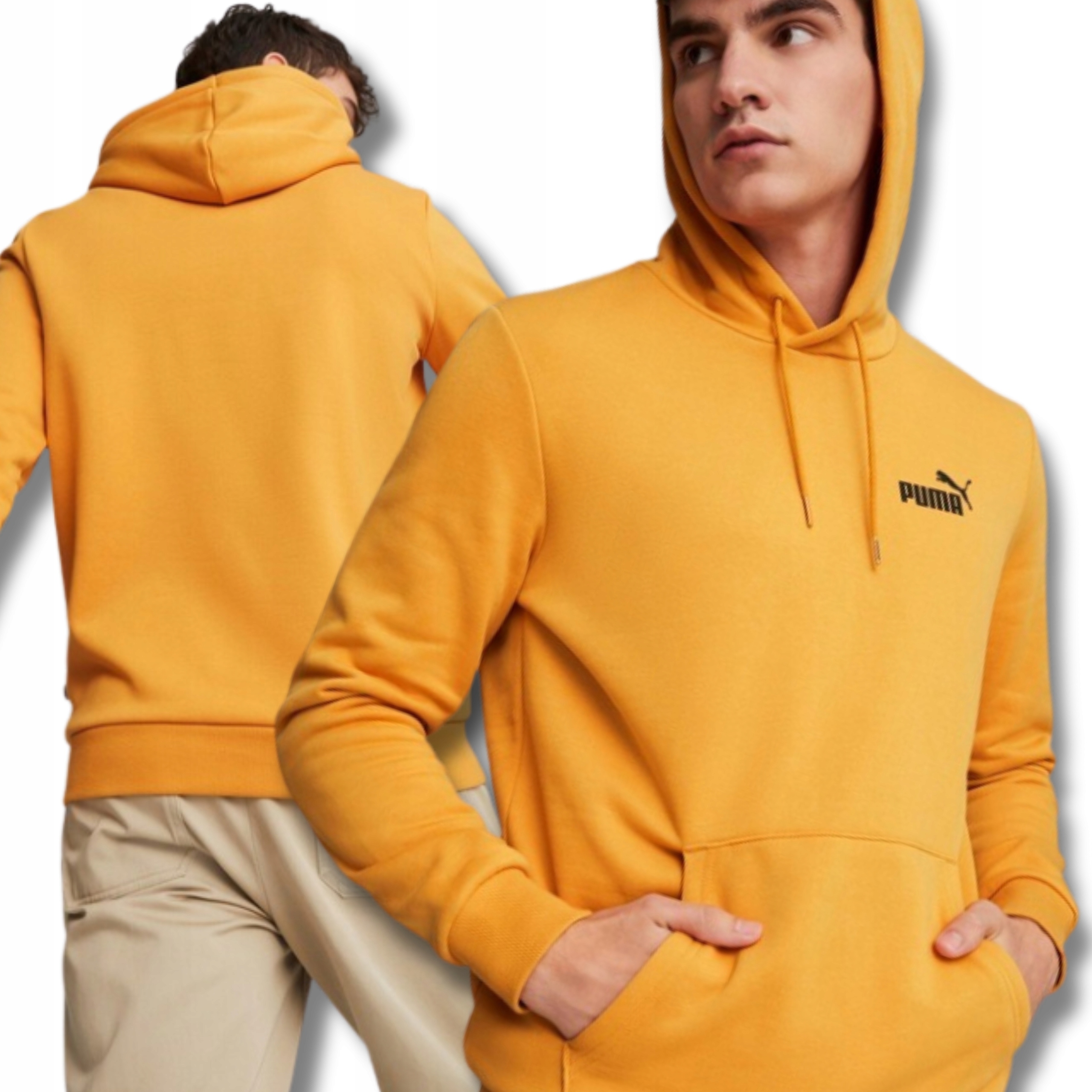 Pánská Mikina S Kapucí Sportovní Tepláková Puma Bavlna Pro Každodenní Nošení Pohodlná S