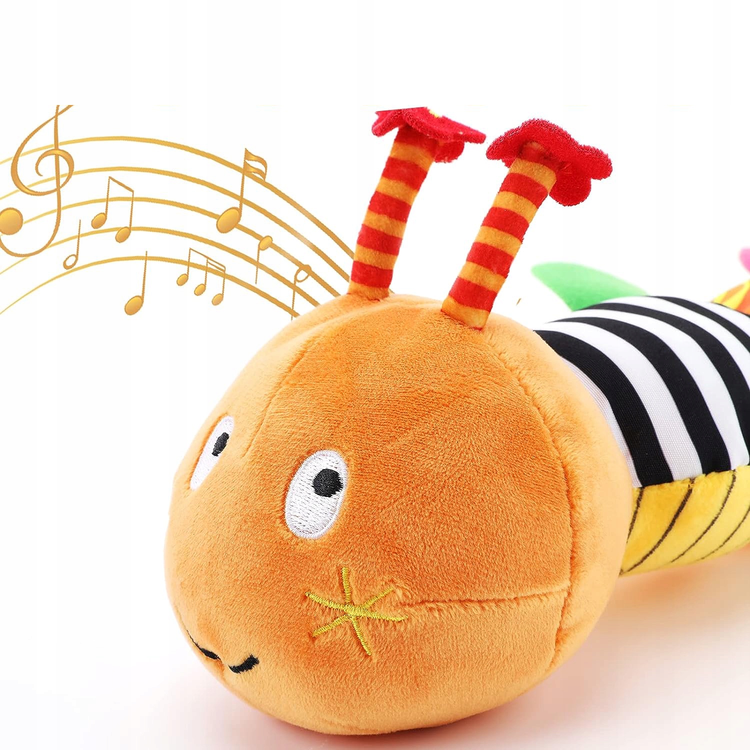 STONOGA GĄSIENICA MASKOTKA PLUSZOWA Sozzy 10x60cm Gąsienica miękka pluszowa Kod producenta 03356TY0335