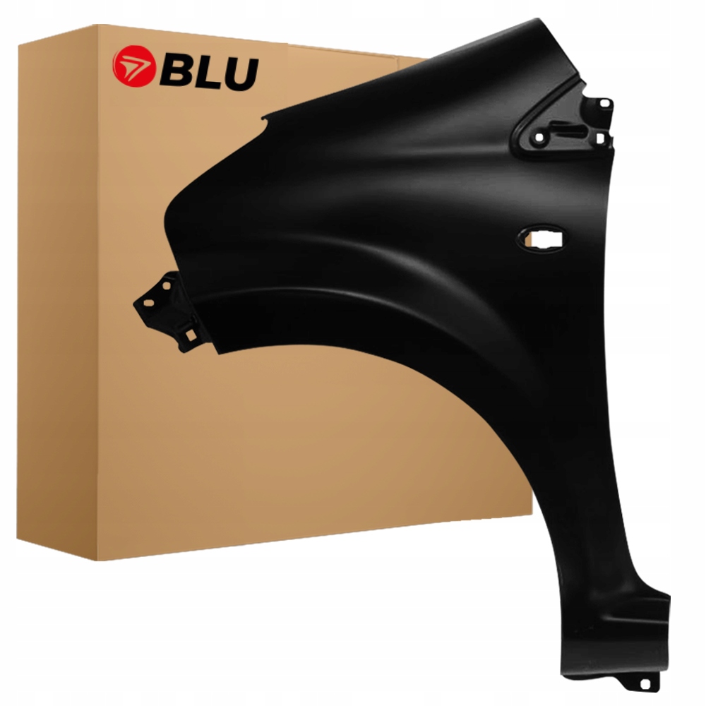 Blu Blatník Toyota Aygo I 211 levý černý 05-14 přední pozink SchwarzDiamant