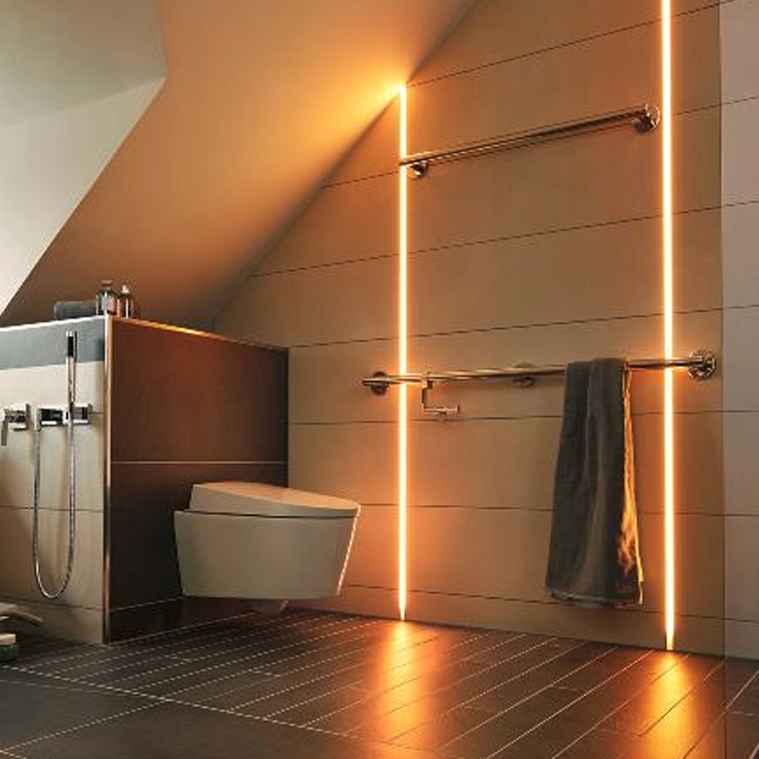 PROFIL LED ALUMINIUM do GK karton gips płyt kafli glazury 2m + klosz Marka Masterled