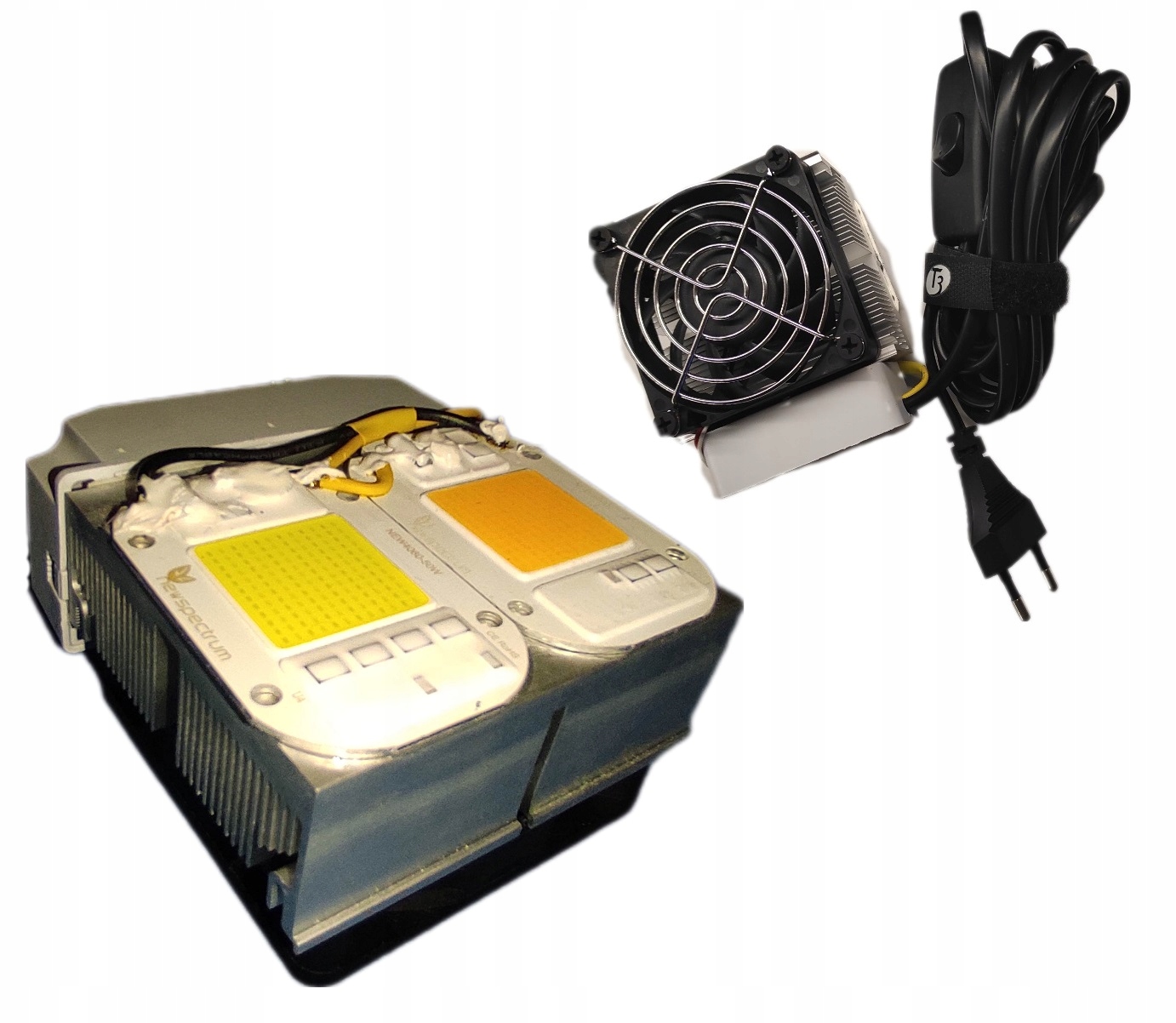 Led Lampa Grow Pro Pěstování Rostlin 70W Na Chladiči 50W 6500K a 20W 3500K