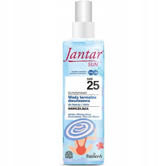 Jantar SUN Woda Termalna SPF 25
