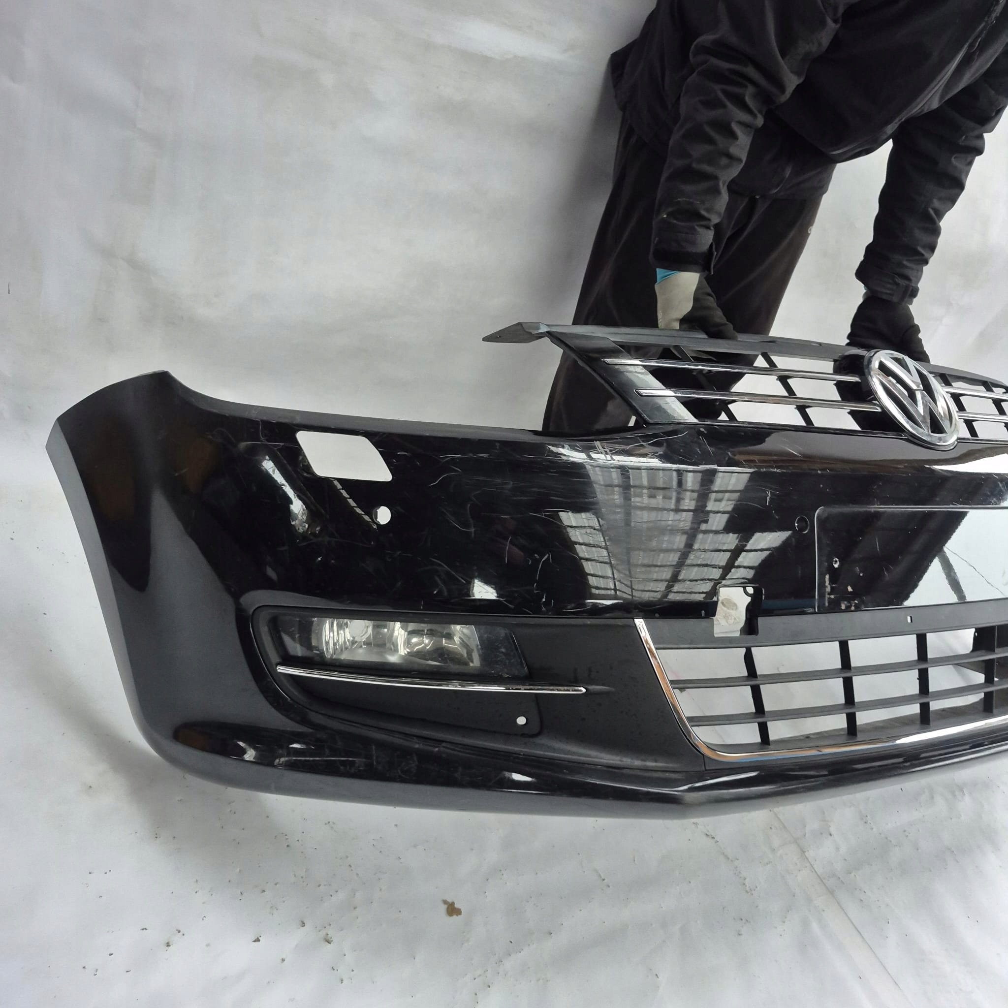 VW SHARAN II 2 10-22 bumper front front SPR 4XPDC 7N0807221A