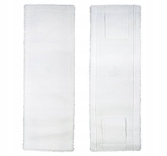 Levně Mop plochý vložka do mopu speed mikrovlákno 45 cm náhradní nástavec plochý bílý