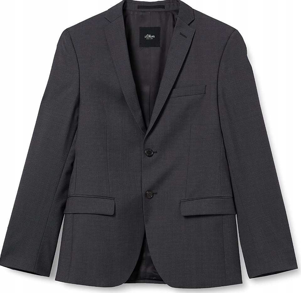 S.oliver Pánský Klasický Šedý Oblek 44 Jsk