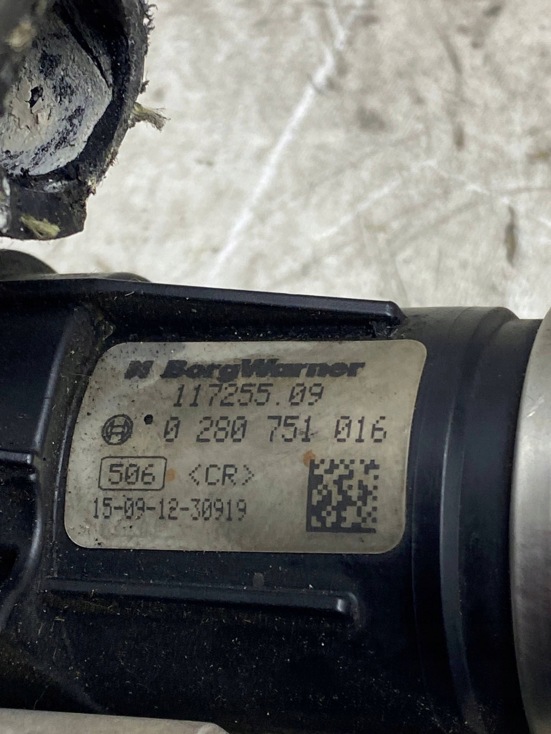 EGR valve 11725509 VW GOLF 1.6 TDI