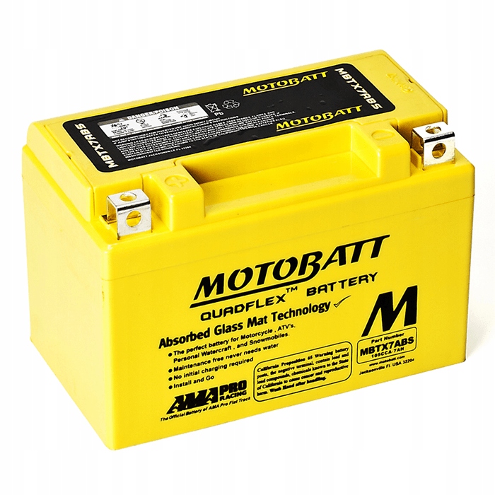

Akumulator Agm żelowy MotoBatt MBTX7ABS