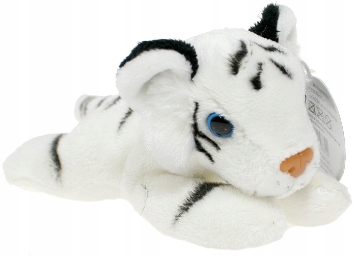 Maskotka Tygrys biały Mini Ziki - 14cm