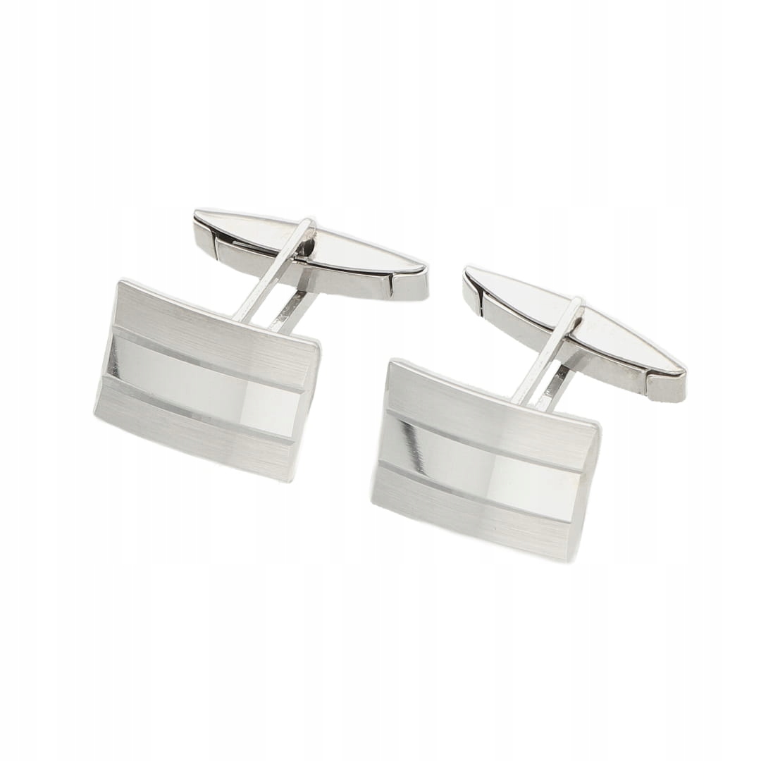 Manžetové knoflíčky stříbro, rhodiované