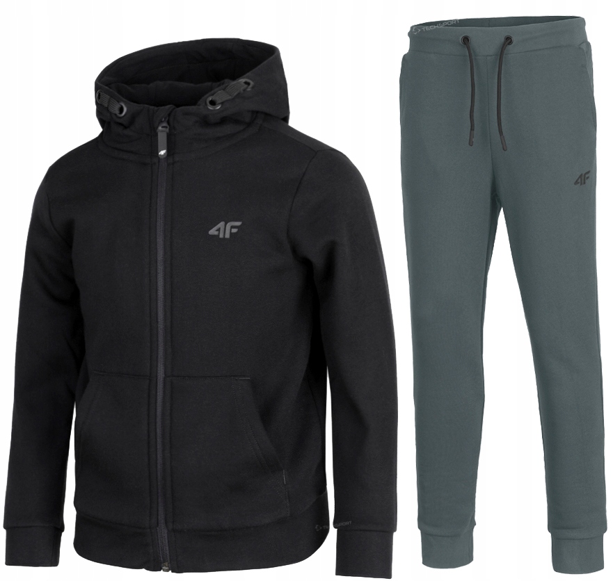 

4F Chłopięcy Dres Komplet Bluza Spodnie 140