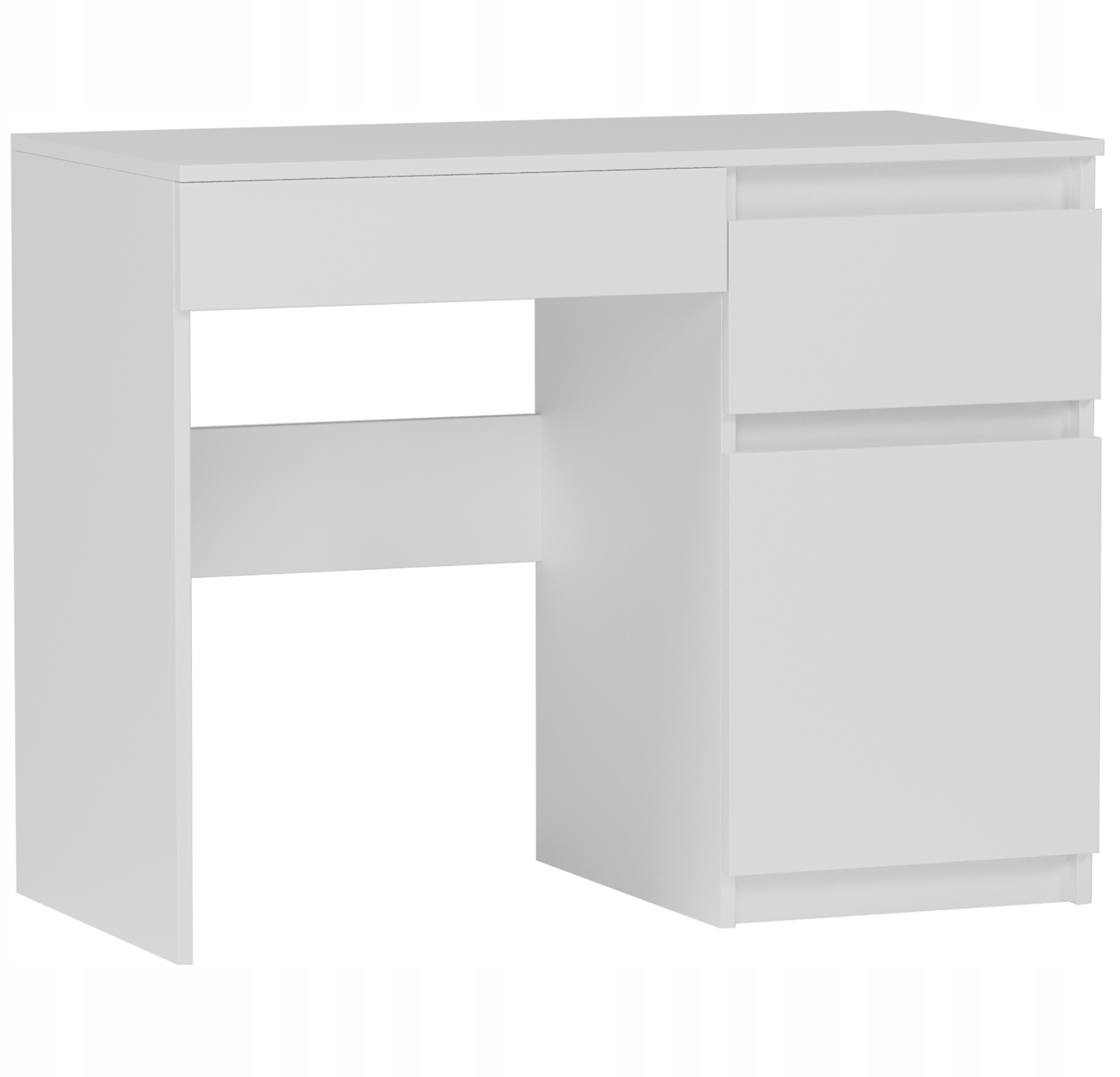 Nábytek Počítačový stůl 90 cm bílý N31