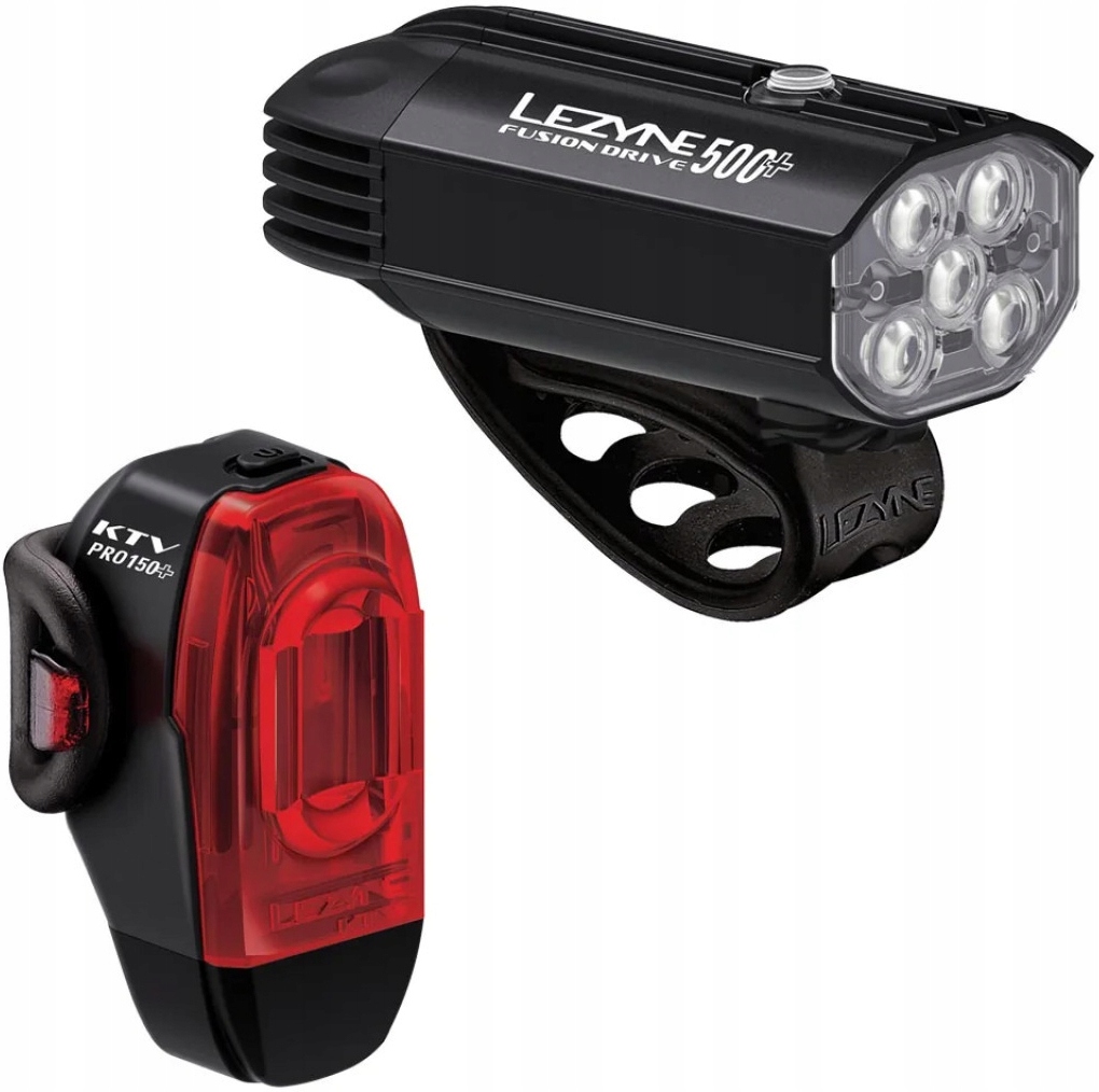 Lezyne zestaw lampek Fusion Drive 500+ Ktv Drive Pro+ 150lm 2069