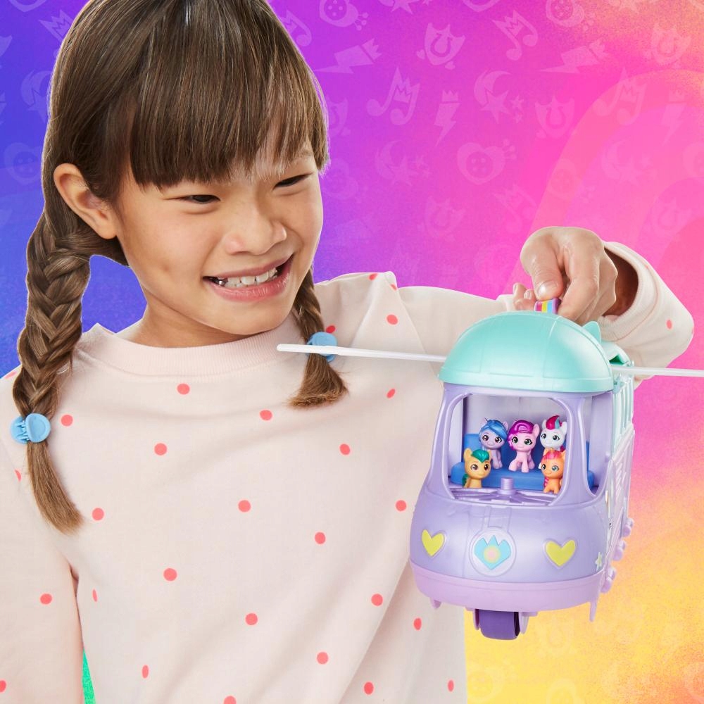 MY LITTLE PONY Zestaw Mini World Autokar kucyków Wysokość produktu 15 cm