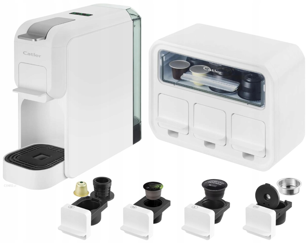 Ekspres Kapsułkowy na 3rodzaje Nespresso Cafissimo DolceGusto+mielona 15Bar