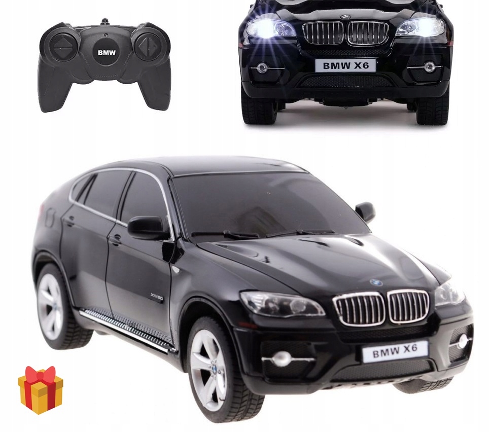 Auto Na Dálkové Ovládání Bmw X6 Auto Rc Rastar Dálkové Ovládání Led Světla dárek